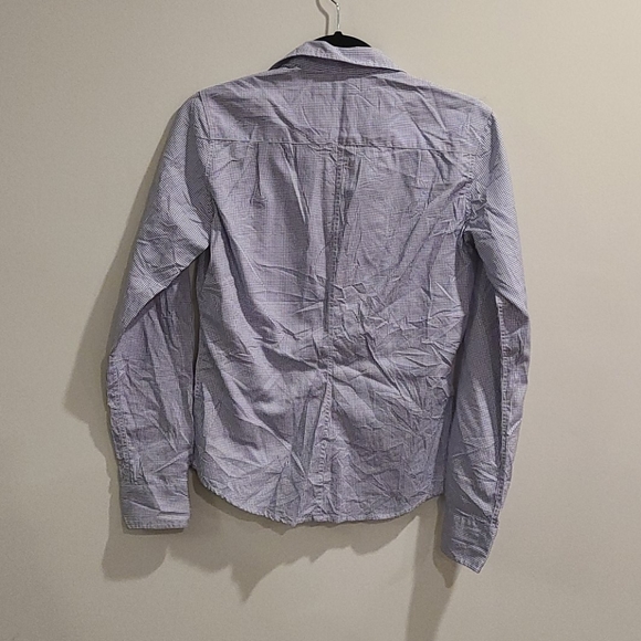 Frank & Eileen purple checkered button up - Picture 2 of 5